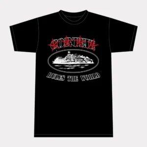 Corteiz 4starz Alcatraz T-shirt Herren Schwarz