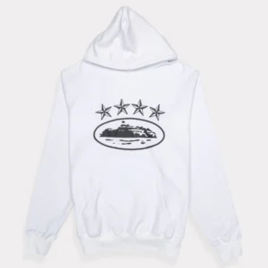 4Starz Alcatraz Corteiz Hoodie Weiß