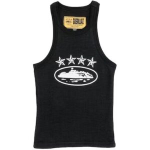 Corteiz 4Starz Alcatraz Womens Tank Top Black