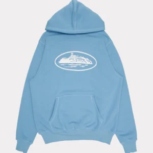 Alcatraz Corteiz Hoodie Blau