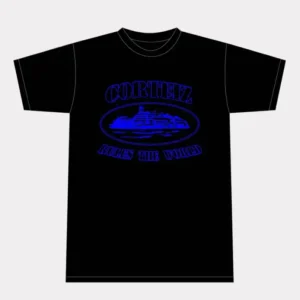 Corteiz Alcatraz T-shirt Herren Sale Schwarz/Blau