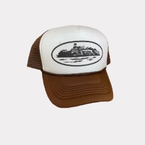 Corteiz Cap Alcatraz Trucker Hat Kakao