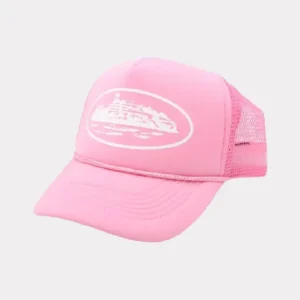 Corteiz Cap Alcatraz Trucker-Mütze Rosa