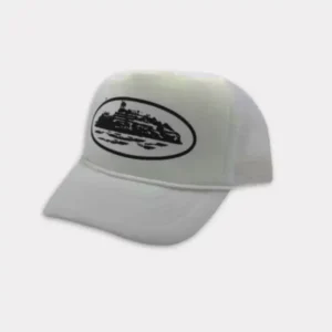 Corteiz Cap Alcatraz Trucker-Mütze Weiß