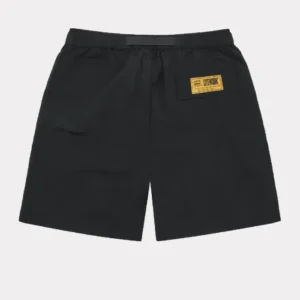 Corteiz Crtz Nylon Cargo Shorts in Schwarz