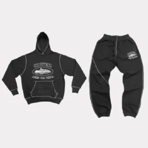 Corteiz Superior Tracksuit Schwarz