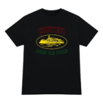 Corteiz Alcatraz Schwarzes T-Shirt