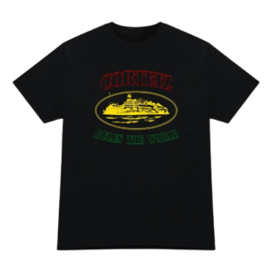 Corteiz Alcatraz Schwarzes T-Shirt