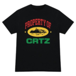 Corteiz Property Of Crtz Schwarzes T-Shirt