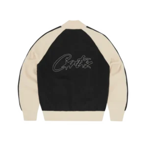 Knit Zip Up V2 [Black & Cream]