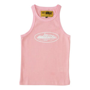 Corteiz pink tank top